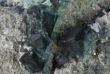 Colorful Fluorite Crystal Cluster - China #137648-2
